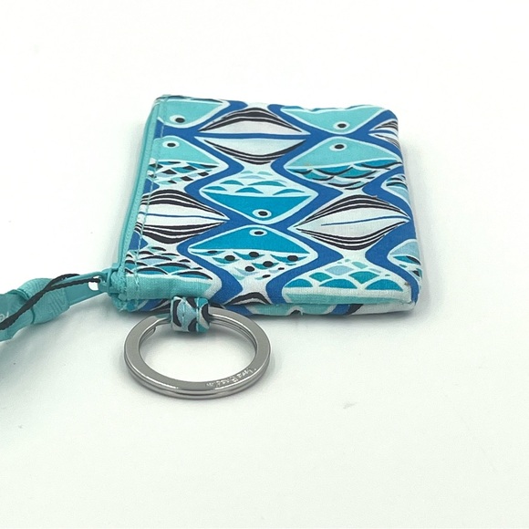 NWT Vera Bradley Go Fish Blue Zip ID Case - Picture 4 of 10